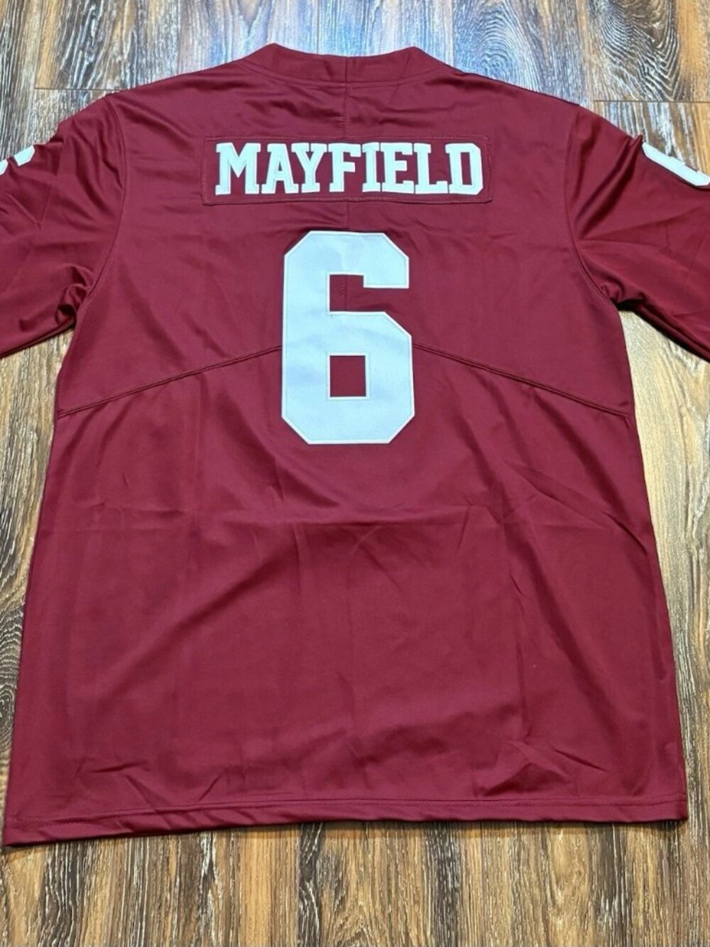 Baker Mayfield Vapor Crimson Jersey Stitched Red